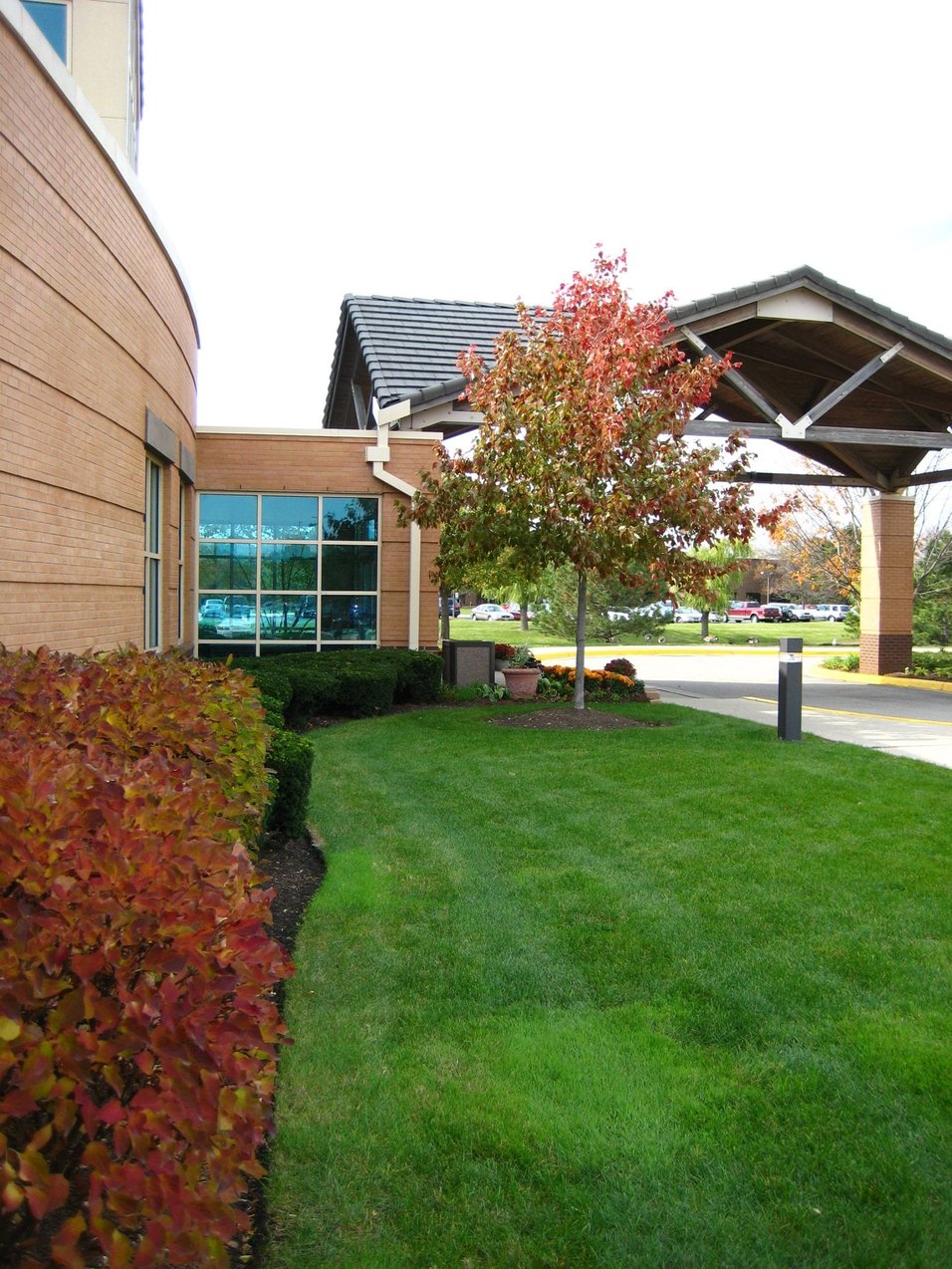 commercial landscaped property