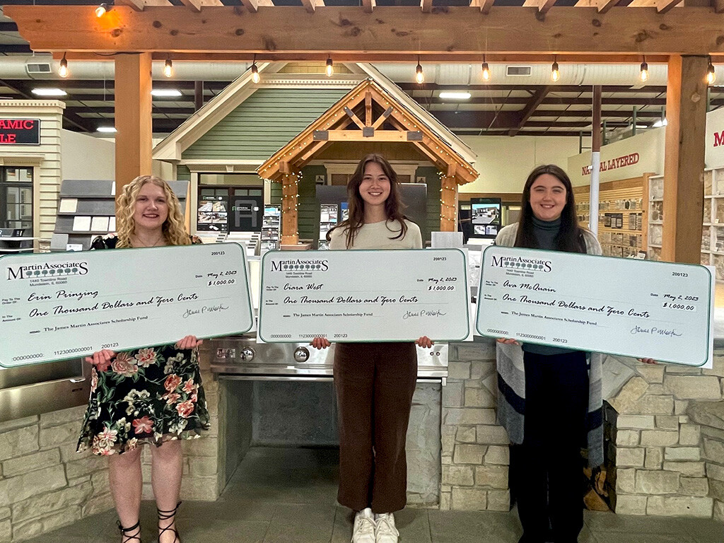 Vernon Hills High School and Mundelein High School Students Awarded Scholarships By James Martin Associates