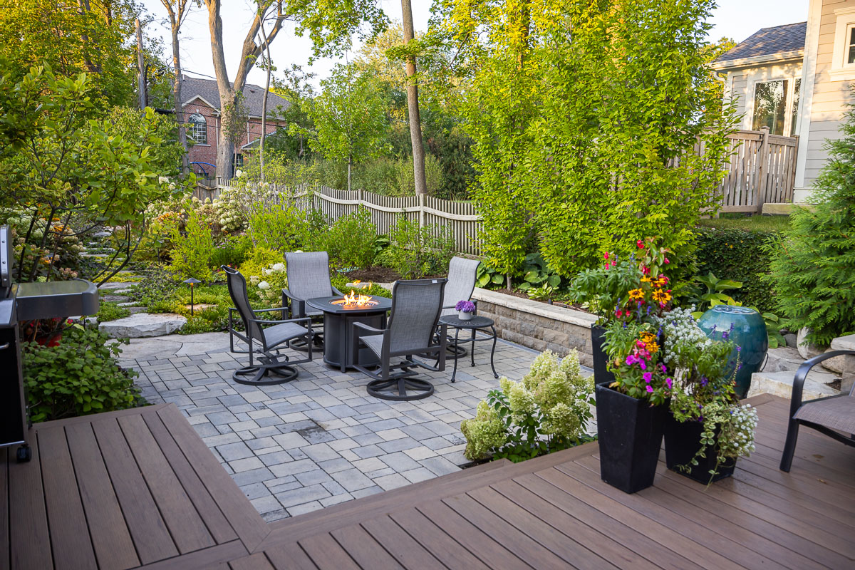 backyard paver patio