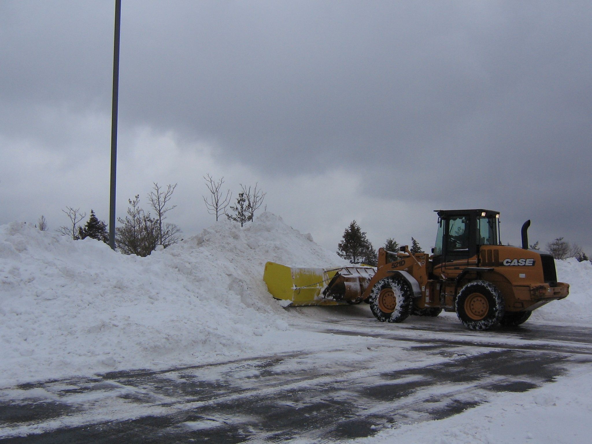 snow removal on commercial business