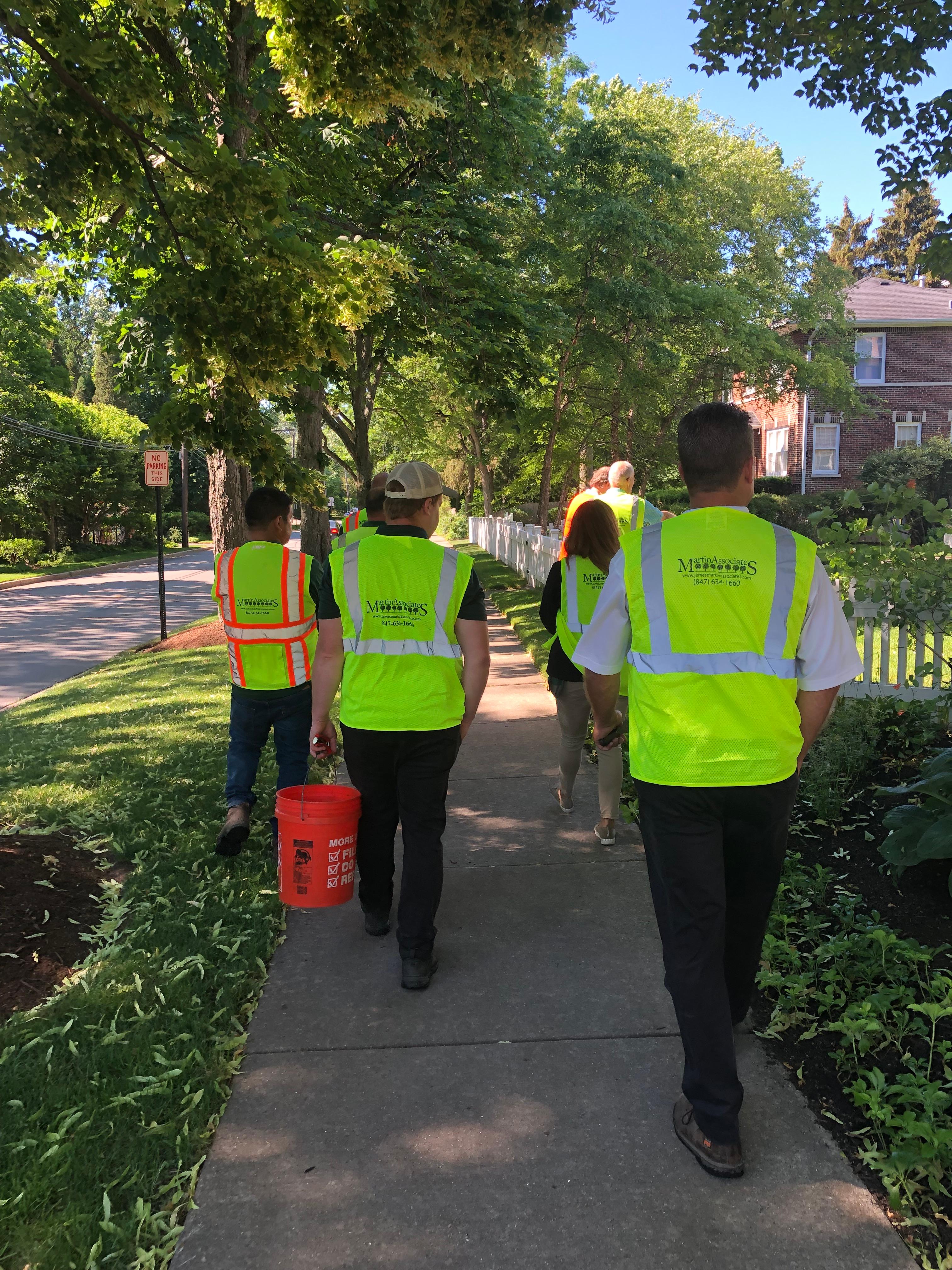 site walk people walking